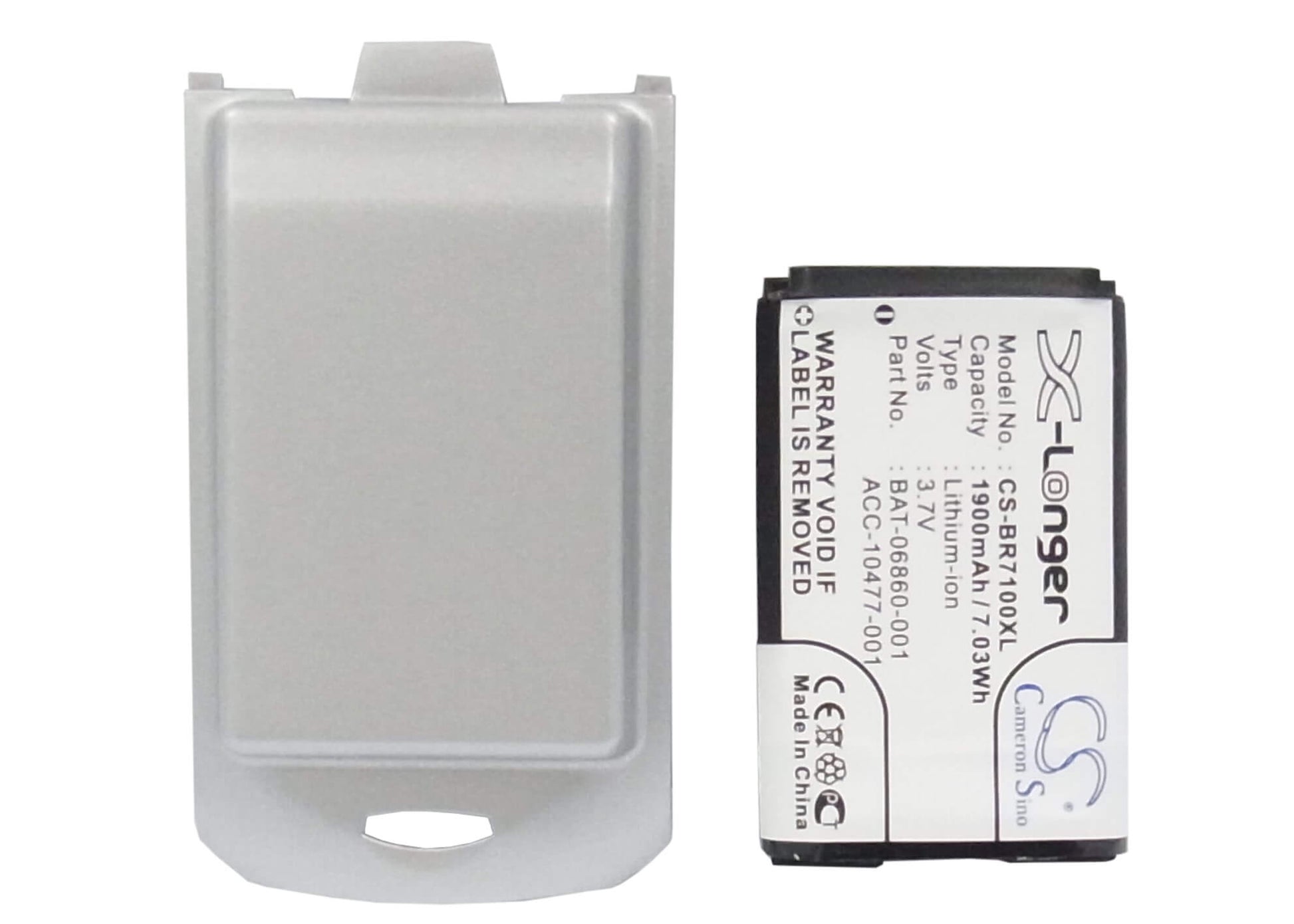 3.7V, 1900mAh, Li-ion Battery fits Blackberry, 7100, 7100r, 7.03Wh