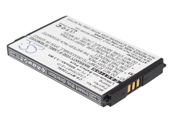 3.7V, 900mAh, Li-ion Battery fits Myphone, 7230, 3.33Wh