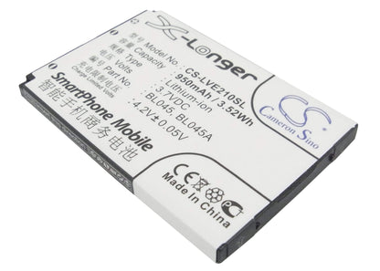 3.7V, 950mAh, Li-ion Battery fits Lenovo, E118, E206, 3.515Wh