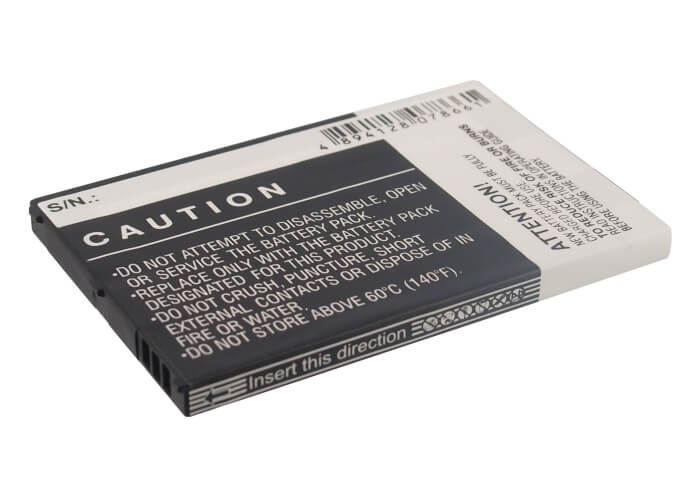 3.7V, 650mAh, Li-Polymer Battery fits Telefunken, Eurofon T95, T95, 2.405Wh