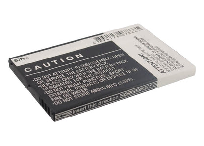 3.7V, 650mAh, Li-Polymer Battery fits Telefunken, Eurofon T95, T95, 2.405Wh