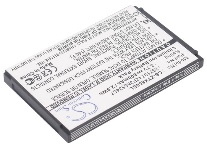 3.7V, 800mAh, Li-ion Battery fits Vodafone, 255, Vf255, 2.96Wh