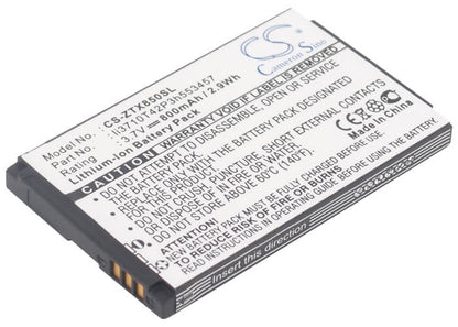 3.7V, 800mAh, Li-ion Battery fits Dell, Xcd28, 2.96Wh