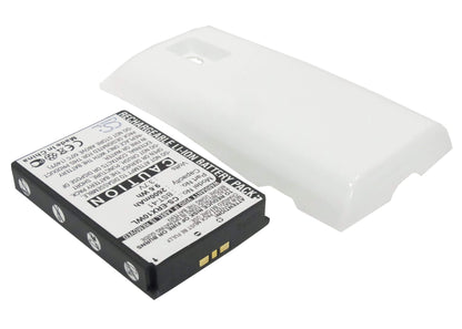White, 3.7V, 2600mAh, Li-ion Battery fits Sony Ericsson, Xperia X10, Xperia X10a, 9.62Wh