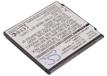 3.7V, 1500mAh, Li-ion Battery fits Lg, F120, F120k, 5.55Wh