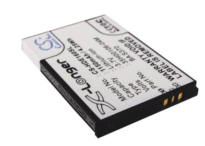 3.7V, 1150mAh, Li-ion Battery fits T-mobile, G1, 4.255Wh