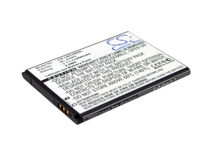 3.7V, 850mAh, Li-ion Battery fits At&t, Xpression, 3.145Wh
