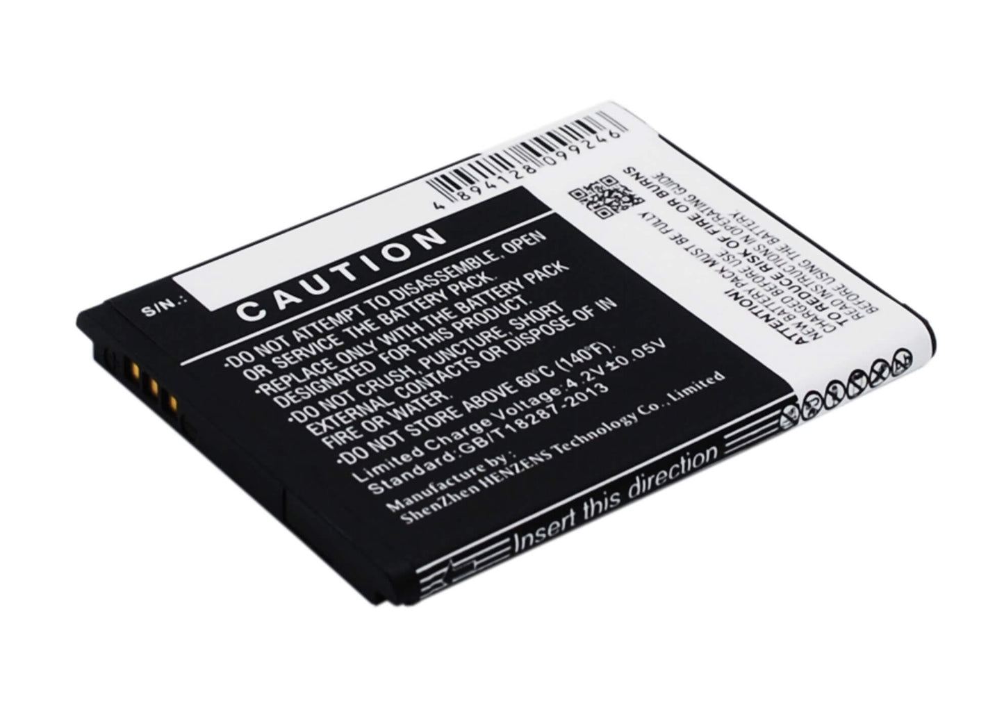3.7V, 1000mAh, Li-ion Battery fits Lg, C395, C395c, 3.7Wh