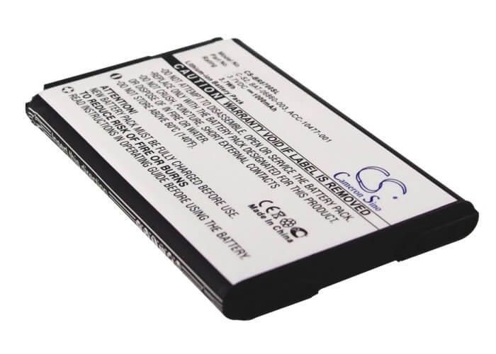 3.7V, 1000mAh, Li-ion Battery fits Blackberry, 8700, 8700c, 3.7Wh
