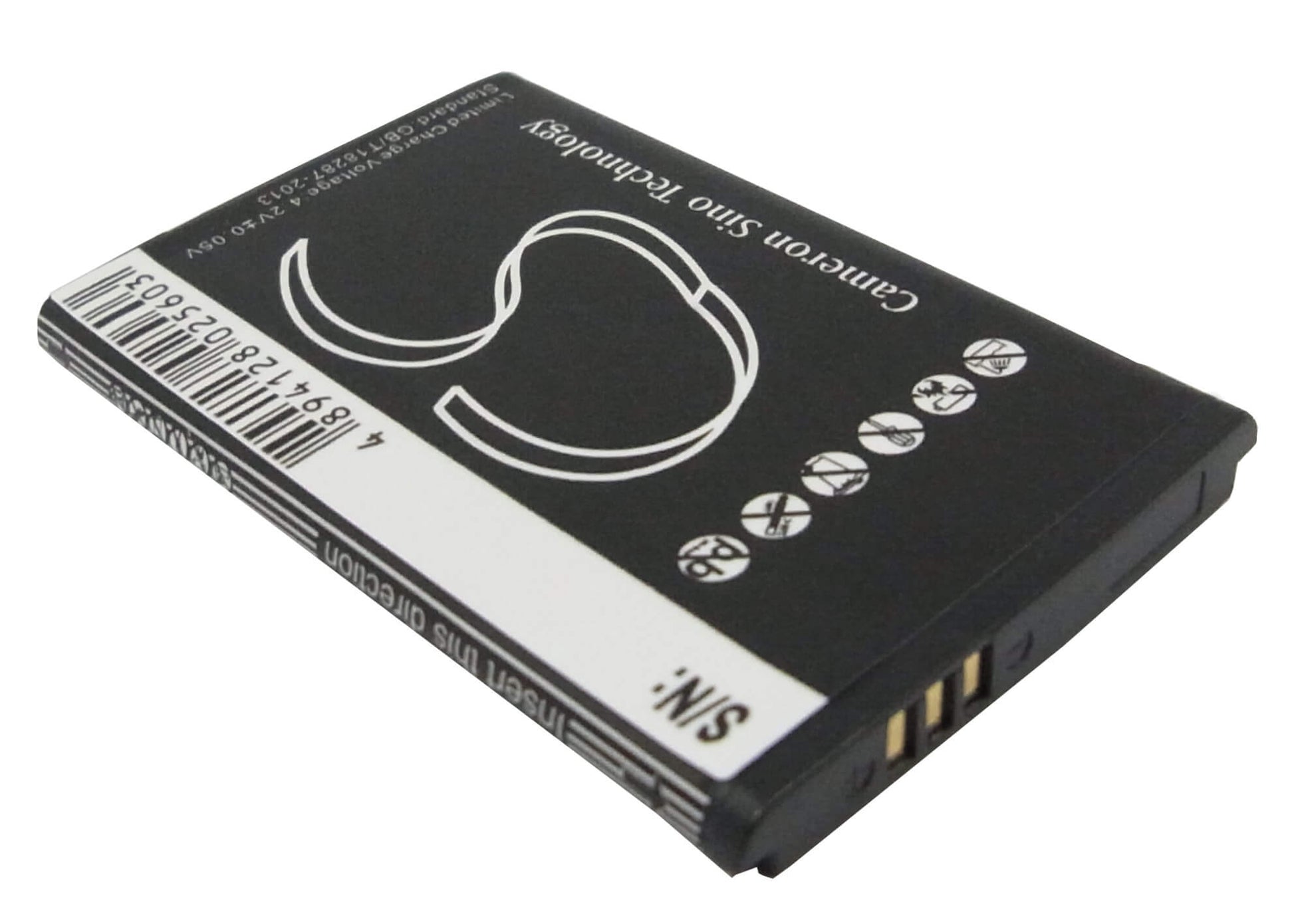 3.7V, 650mAh, Li-ion Battery fits Samsung, Blade, Chart, 2.405Wh