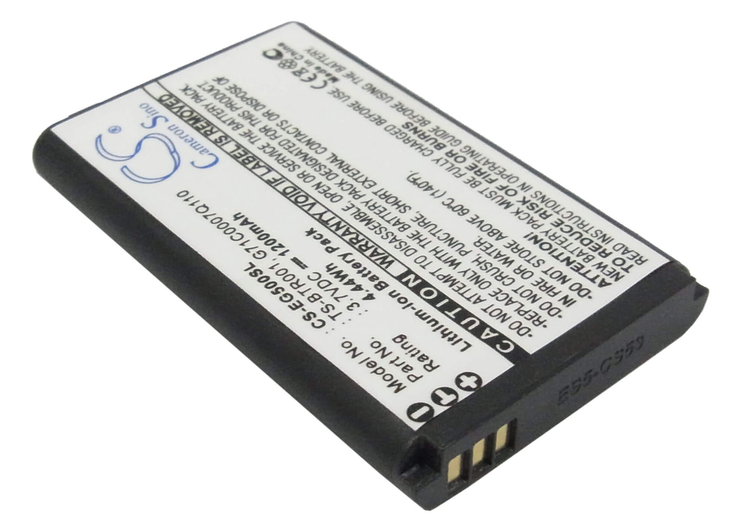 3.7V, 1200mAh, Li-ion Battery fits Toshiba, Portege G500, 4.44Wh