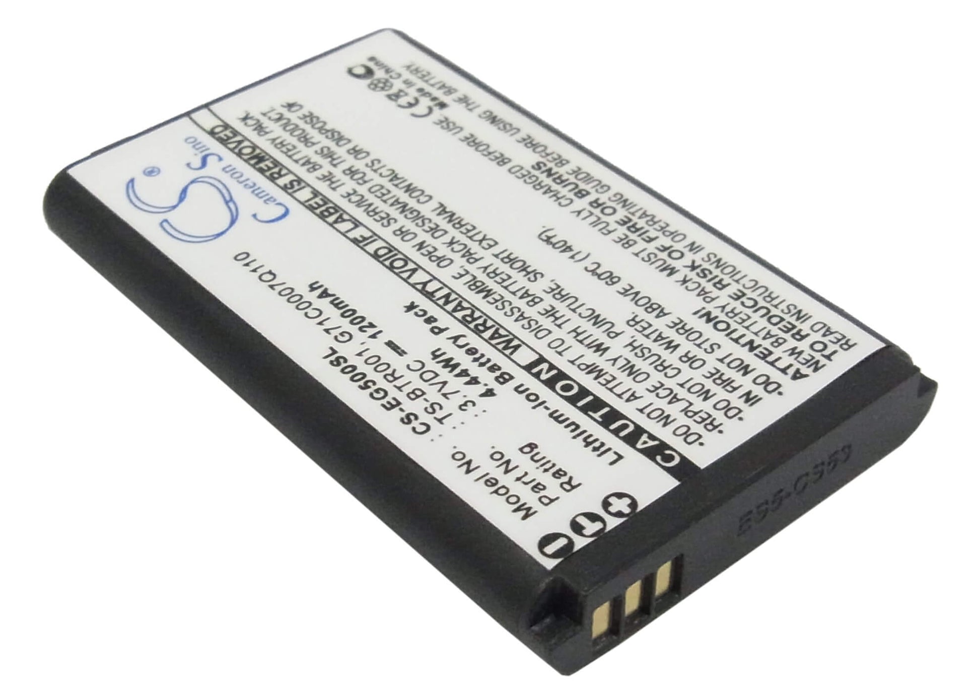 3.7V, 1200mAh, Li-ion Battery fits Toshiba, Portege G500, 4.44Wh