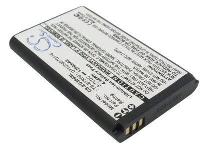 3.7V, 1200mAh, Li-ion Battery fits Toshiba, Portege G500, 4.44Wh