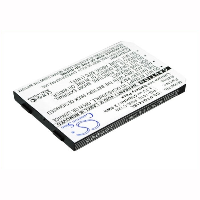 3.7V, 550mAh, Li-ion Battery fits Pantech, C120, Pg-1410, 2.035Wh