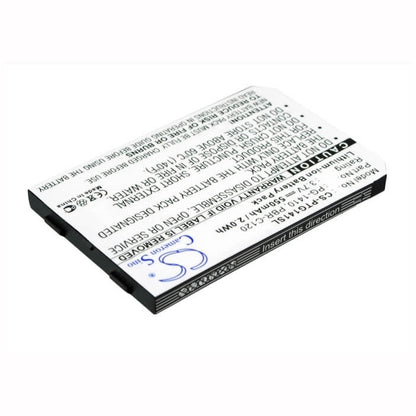 3.7V, 550mAh, Li-ion Battery fits Pantech, C120, Pg-1410, 2.035Wh