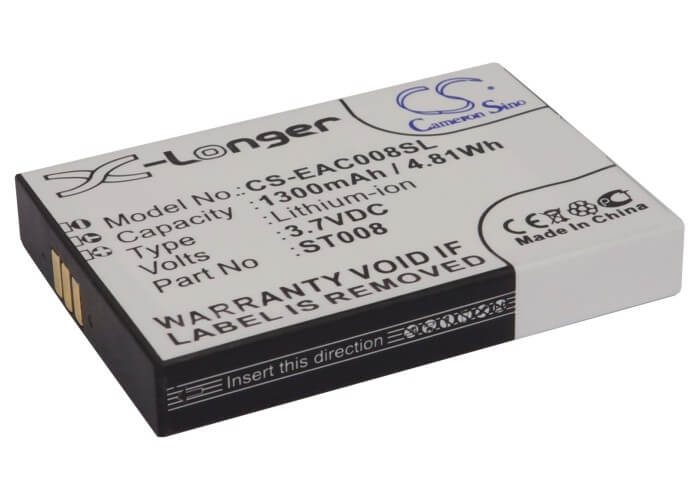 3.7V, 1300mAh, Li-ion Battery fits Emporia, Dual-sim, 4.81Wh
