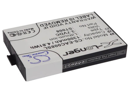 3.7V, 1300mAh, Li-ion Battery fits Emporia, Dual-sim, 4.81Wh