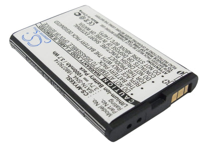 3.7V, 1000mAh, Li-ion Battery fits Sagem, Myv65, Myv-65, 3.7Wh