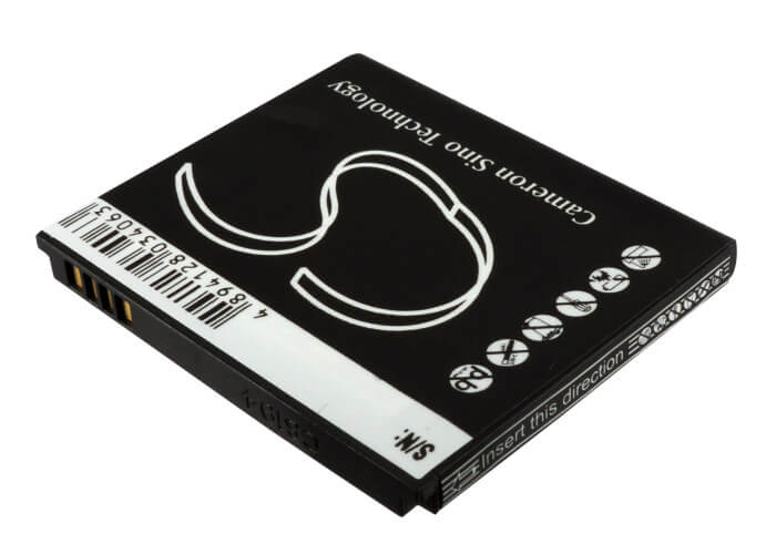 3.7V, 1200mAh, Li-ion Battery fits T-mobile, Bravo, Desire, 4.44Wh