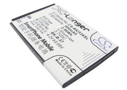 3.7V, 800mAh, Li-ion Battery fits Bbk, I536, 2.96Wh