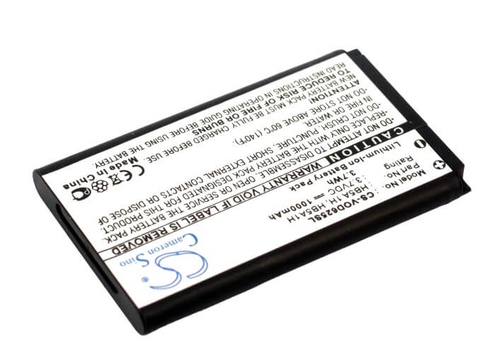 3.7V, 1000mAh, Li-ion Battery fits Vodafone, V625, Vf625, 3.7Wh