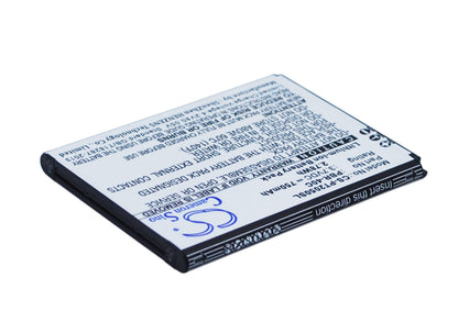 3.7V, 750mAh, Li-ion Battery fits Pantech, Breeze 4, Breeze Iv, 2.775Wh