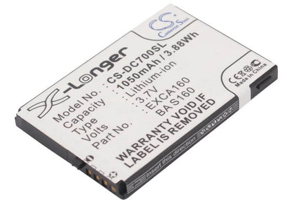 3.7V, 1050mAh, Li-ion Battery fits Dopod, C720, C720w, 3.885Wh