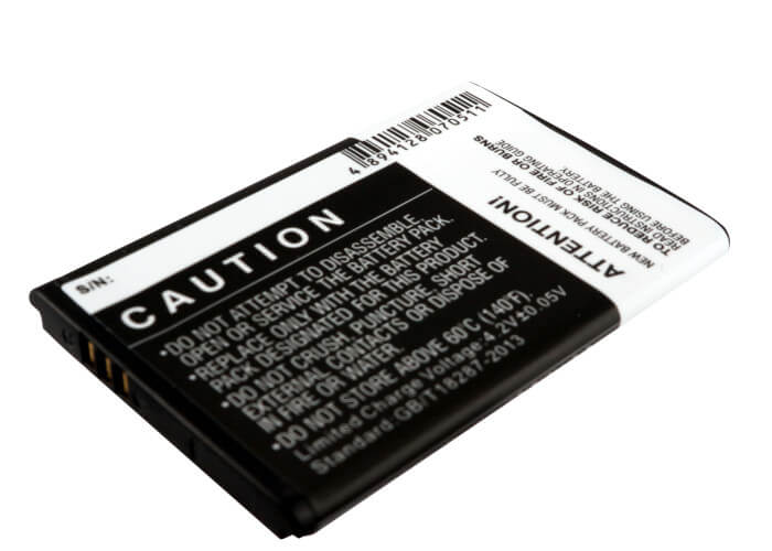 3.7V, 950mAh, Li-ion Battery fits Samsung, Blade, Chat 322, 3.515Wh