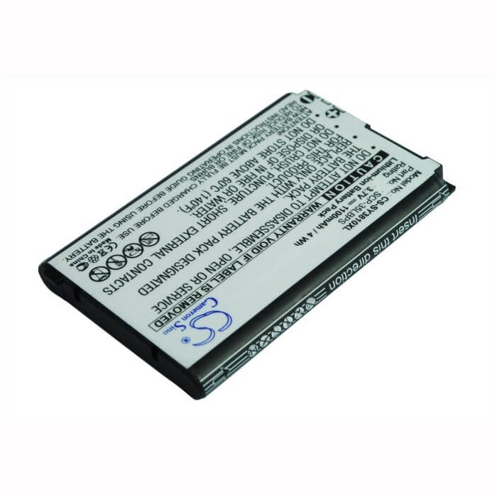 3.7V, 1100mAh, Li-ion Battery fits Sanyo, Mirro Scp-3810, Scp-3810, 4.07Wh