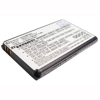 3.7V, 1100mAh, Li-ion Battery fits Metropcs, Hwm570, Verge, 4.07Wh
