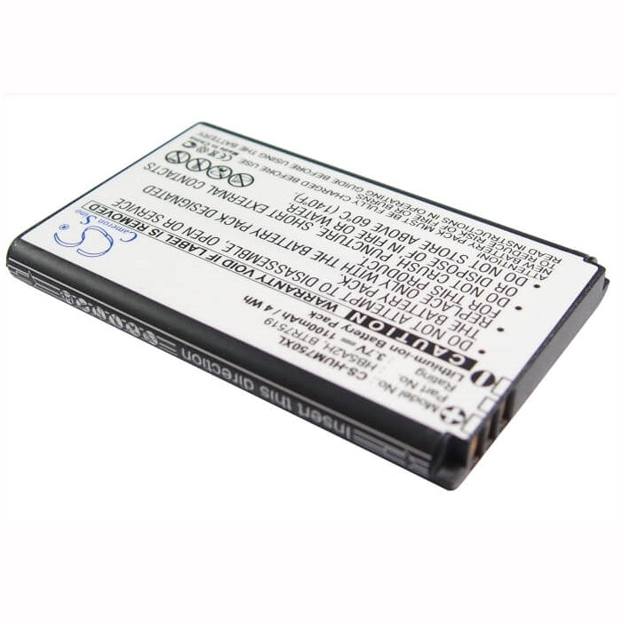 3.7V, 1100mAh, Li-ion Battery fits Metropcs, Hwm570, Verge, 4.07Wh