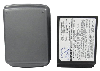 3.7V, 2250mAh, Li-ion Battery fits Htc, S730, 8.325Wh