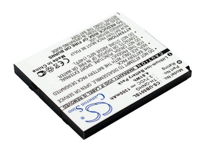 3.7V, 1300mAh, Li-ion Battery fits I-mate, C688, G688, 4.81Wh