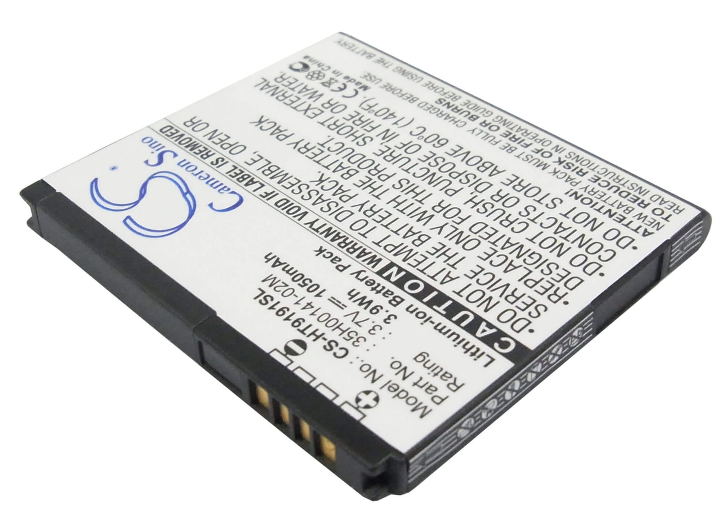 3.7V, 1050mAh, Li-ion Battery fits At&t, Inspire 4g, 3.885Wh