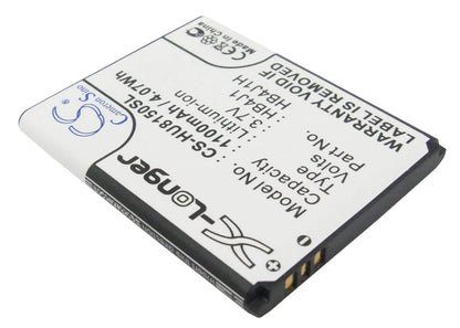 3.7V, 1100mAh, Li-ion Battery fits Metropcs, Hwm835-r, 4.07Wh