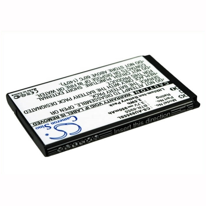 3.7V, 950mAh, Li-ion Battery fits Audiovox, Cdm-8955, Utstarcom Cdm-8955, 3.515Wh