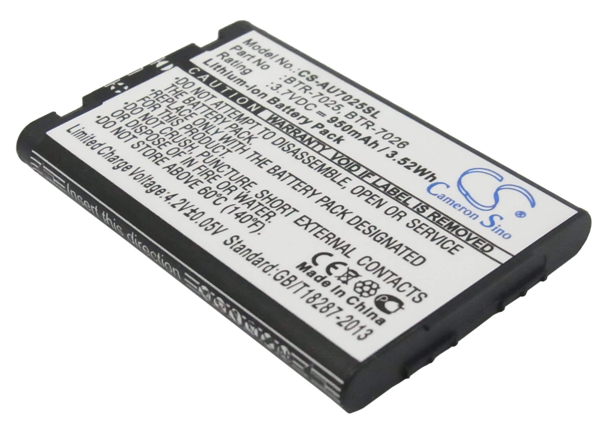 3.7V, 950mAh, Li-ion Battery fits Sprint, Cdm-120, Cdm120sp, 3.515Wh
