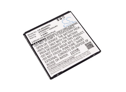3.7V, 1200mAh, Li-ion Battery fits Aligator, S4000, S4000 Dou, 4.44Wh