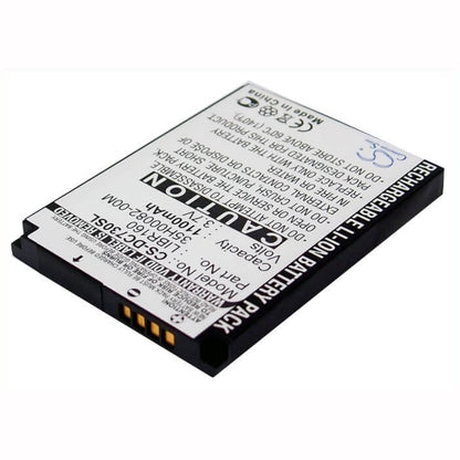 3.7V, 1100mAh, Li-ion Battery fits Orange, Spv E650, 4.07Wh