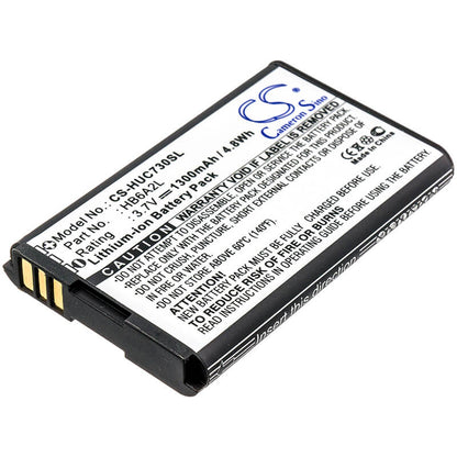 3.7V, 1300mAh, Li-ion Battery fits Esia, Online, Starlight, 4.81Wh