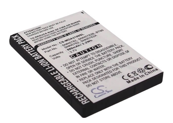 Mobile, Smartphone 3.7V, 880mAh, Li-ion Battery fits Motorola, A3100, C168i, 3.256Wh