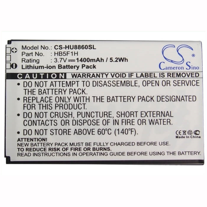 3.7V, 1400mAh, Li-ion Battery fits Metropcs, Activa 4g, M920, 5.18Wh
