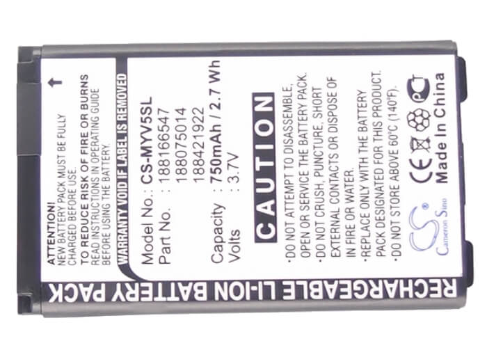 3.7V, 750mAh, Li-ion Battery fits Bird, S689, 2.775Wh