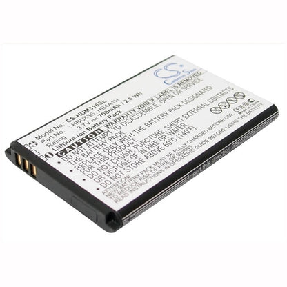 3.7V, 700mAh, Li-ion Battery fits Consumer Cellular, Envoy U3900, 2.59Wh