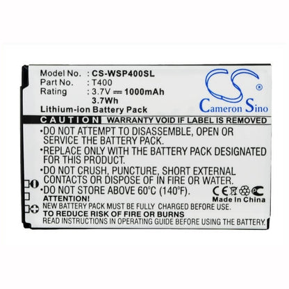 3.7V, 1000mAh, Li-ion Battery fits Swissvoice, Mp40, 3.7Wh