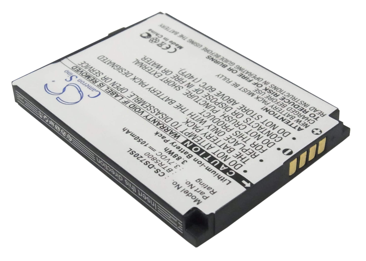 3.7V, 1050mAh, Li-ion Battery fits Utstarcom, Smt5800, 3.885Wh