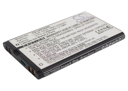 3.7V, 850mAh, Li-ion Battery fits Lg, Kg120, Kg202, 3.145Wh
