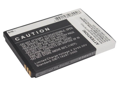 3.7V, 1000mAh, Li-ion Battery fits Bea-fon, S10, 3.7Wh