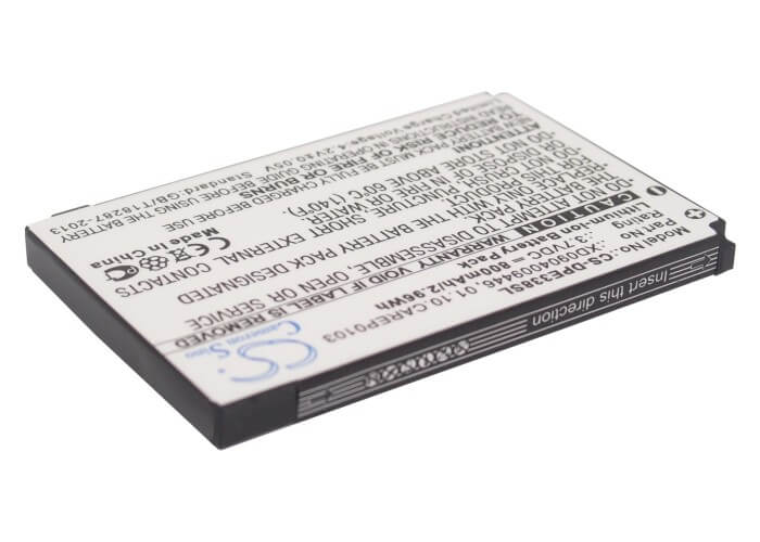 3.7V, 800mAh, Li-ion Battery fits Doro, Handleplus 334, Handleplus 334gsm, 2.96Wh
