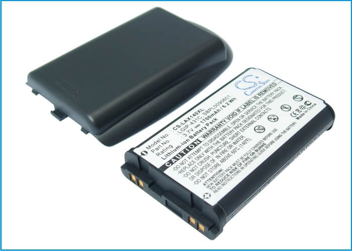 3.7V, 1700mAh, Li-ion Battery fits Lg, Ax140, Ax145, 6.29Wh